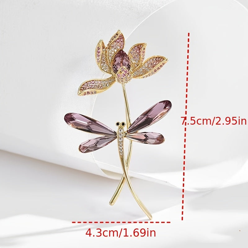 Retro-Inspired Alloy Brooch for Women Traditional Hanfu Cheongsam Accessories