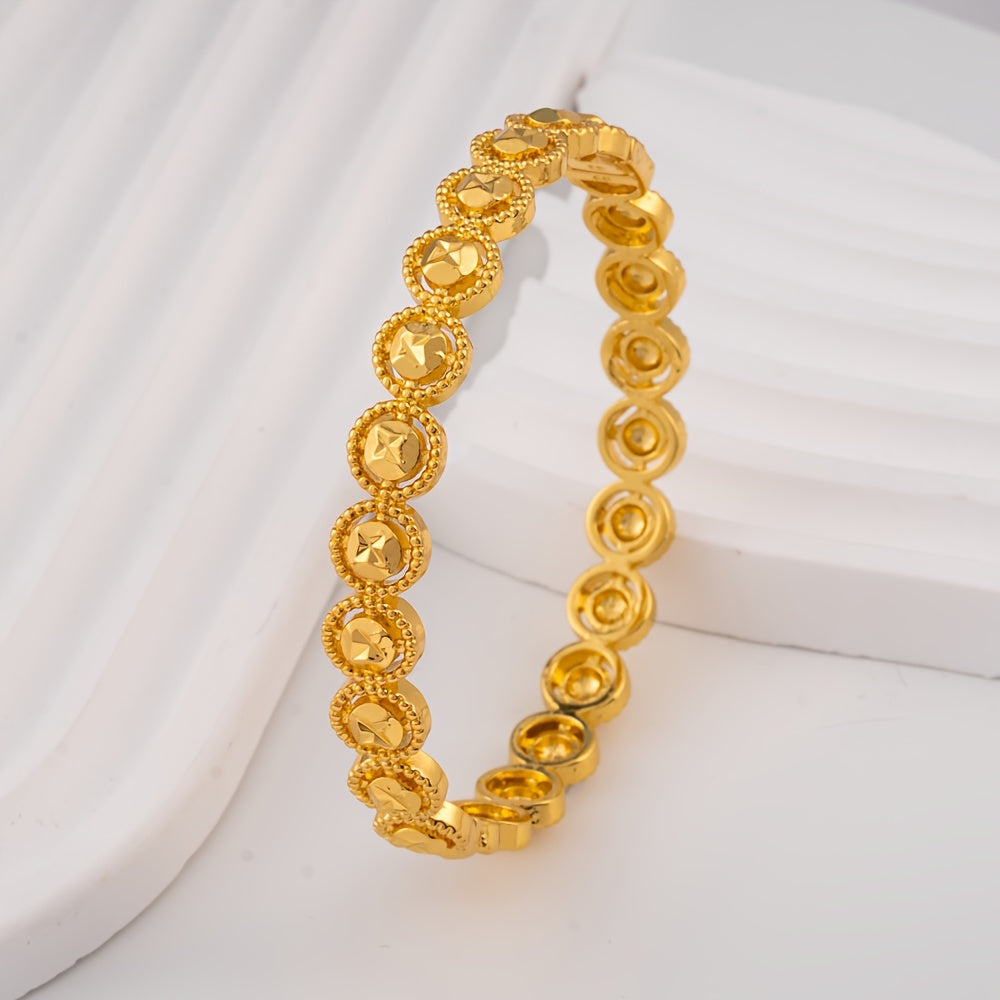 Open Cuff Bracelet for Women Ethnic Style Copper Jewelry for Weddings and Gifting