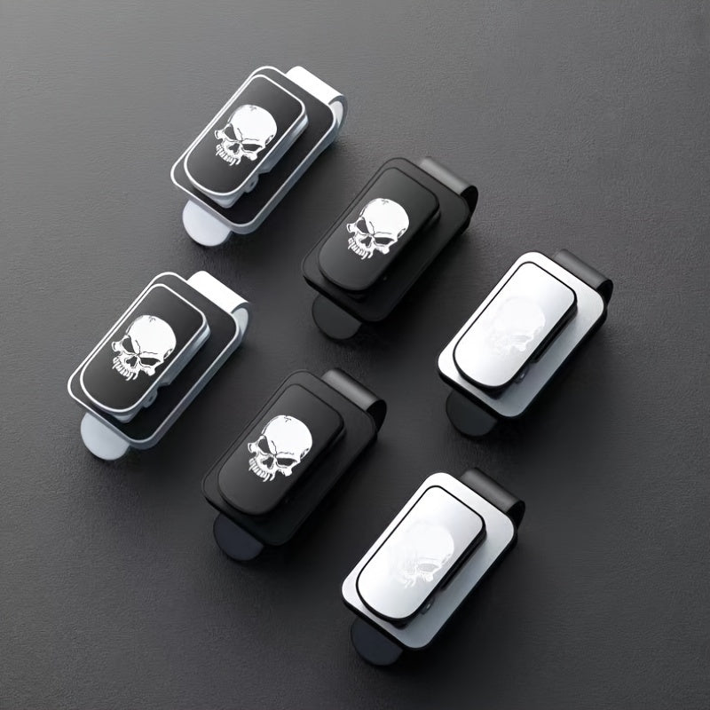 "Moda Olov Bosh Suyak Avtomobil Ko'zoynaklari Uslubi - Kartochka Saqlash va Ko'zoynak Qutisi bilan Plastik Quyoshdan Himoya Qiluvchi Klip, avtomobilingiz uchun zamonaviy va amaliy tanlovdir."