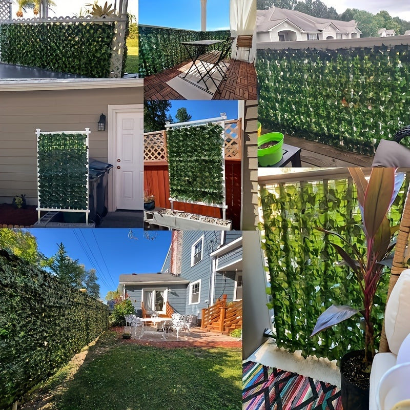 UV-Resistant Artificial Ivy Privacy Screen for Outdoor Gardens Fences 299.72cm x 99.06cm