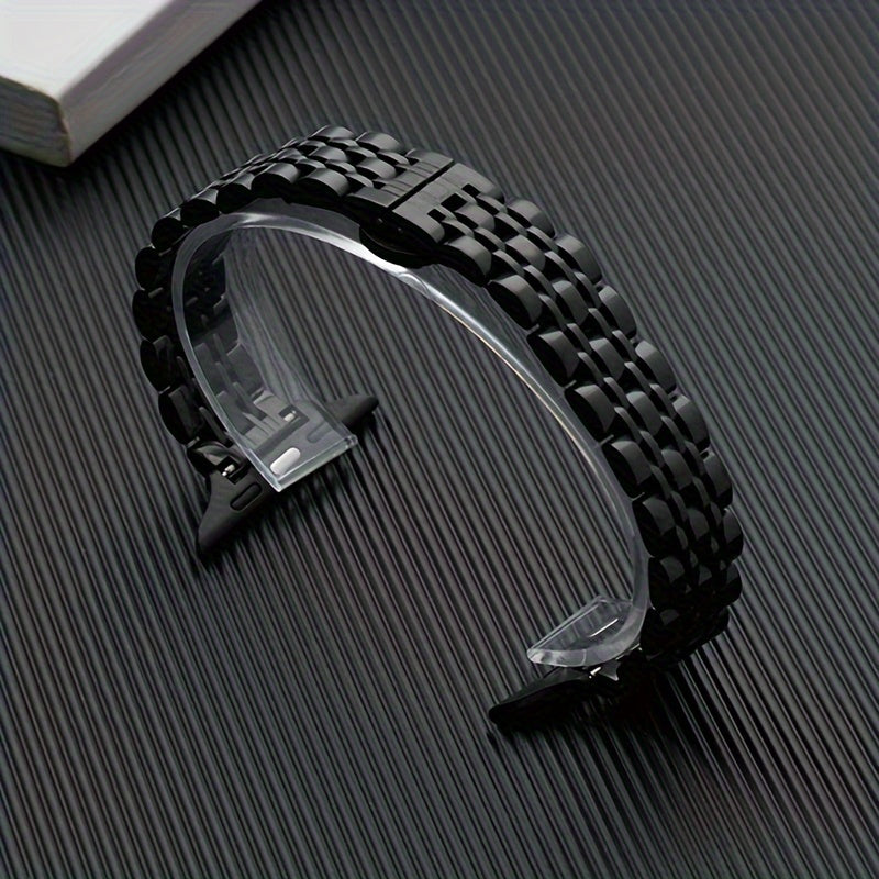 Ayollar uchun zamonaviy ingichka zanglamas po'latdan yasalgan almashtirish tasmasi, turli o'lchamdagi IWatch tasmalari va seriyalari bilan mos keladi, kumush rangda.