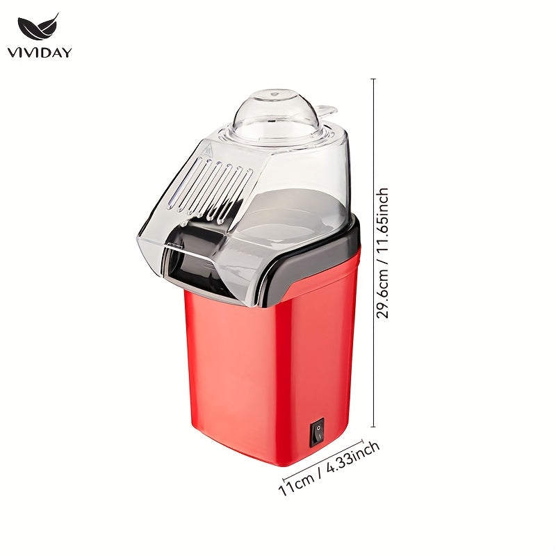 Электрическая машина для попкорна без батареек, горячий воздух, без масла, здоровая закуска