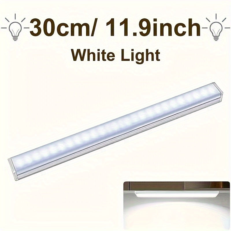 LED Cabinet Light with Motion Sensor USB Rechargeable Wireless Night Light Strips for Indoor Use