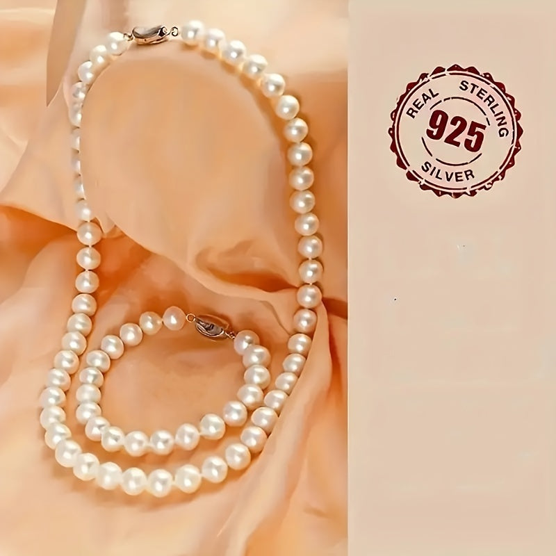 Freshwater Pearl Necklace for Women Elegant Jewelry for Weddings and Gifts