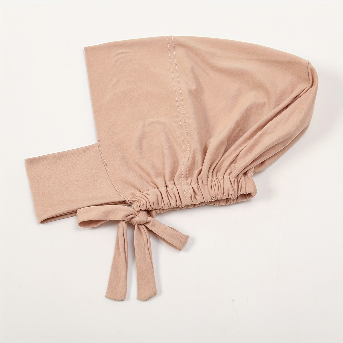 Women's Adjustable Instant Hijab Scarf Solid Color Polyester with Undercap for Eid and Casual Wear