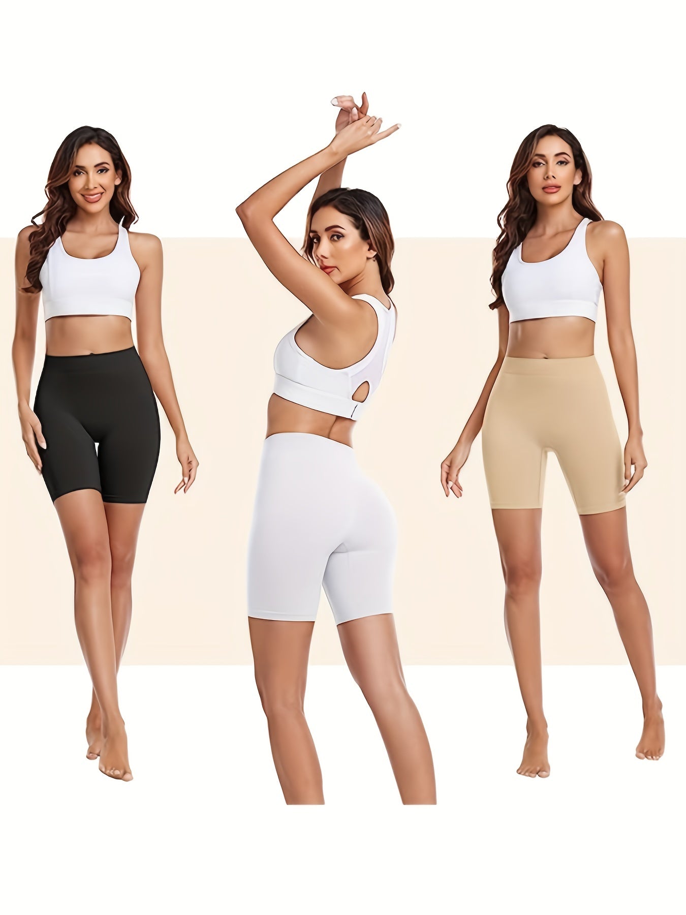 Women's Seamless Shaping Panties Tummy Control Butt Lift 3 Pack