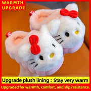 Kids Plush Slippers for Girls and Boys Indoor Warm Non-Slip Slip-On House Shoes