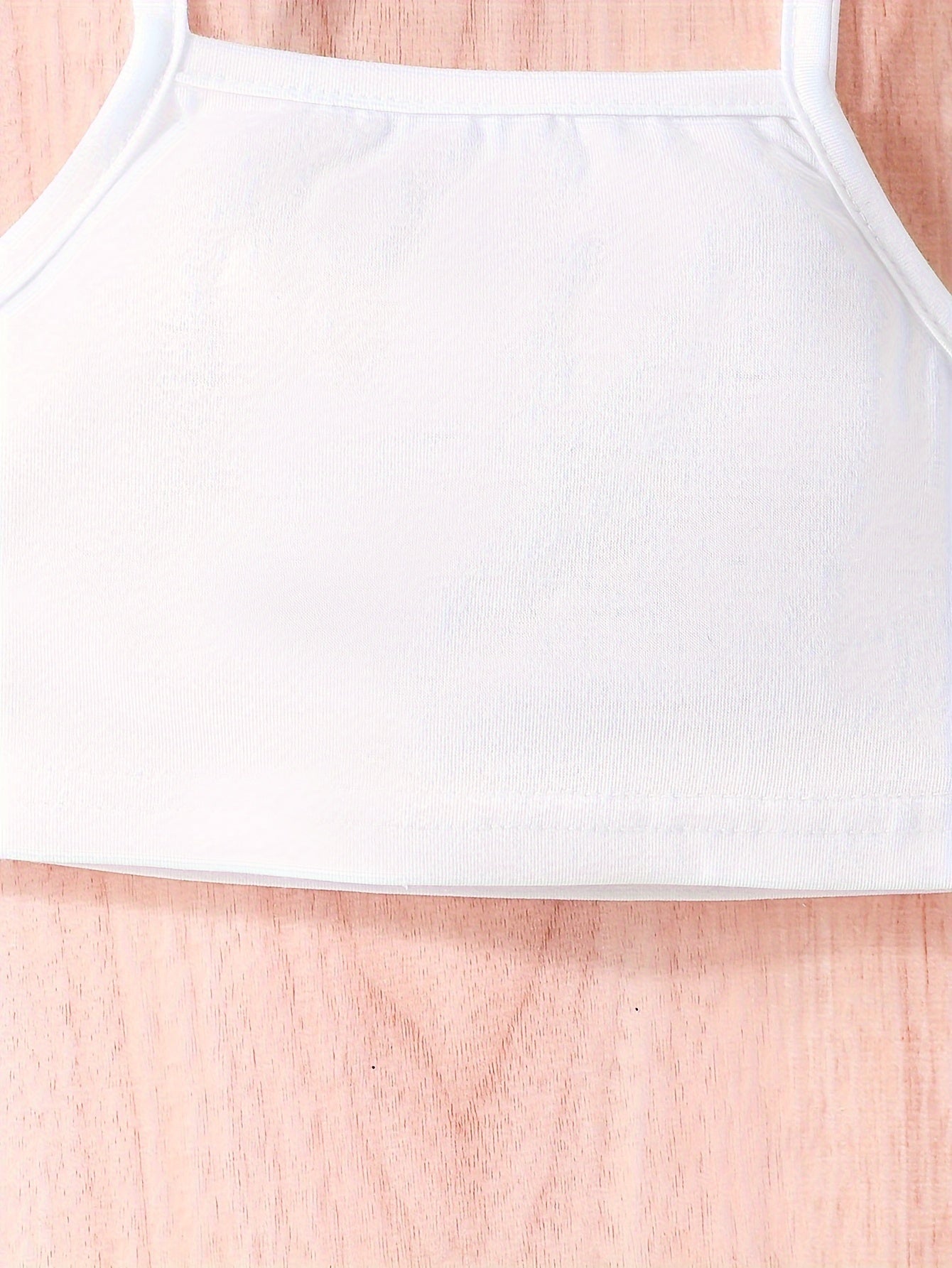 Девочкиный 4-частный костюм: жилет без рукавов, брюки, майка, шляпа, весна-лето, повседневный