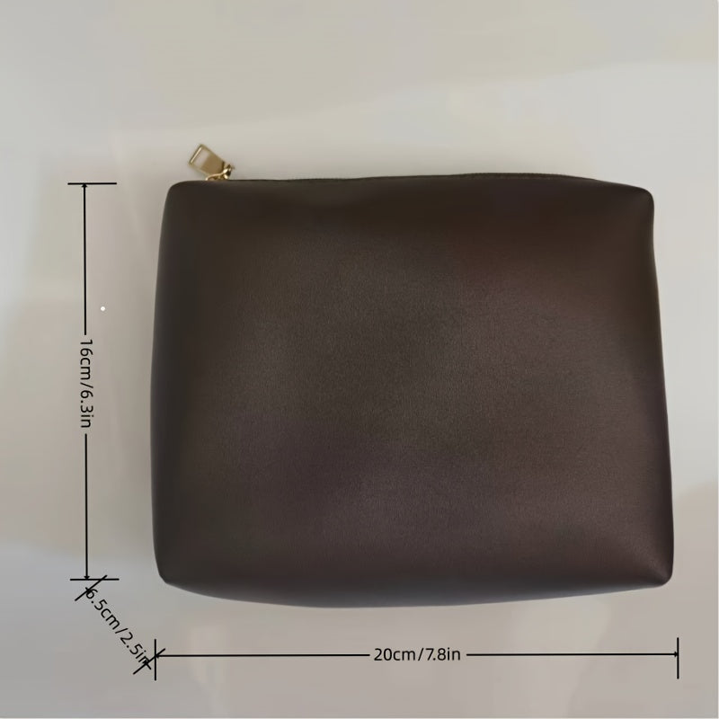 Кошелек из однотонного ПУ с ремешком на запястье в белом хаки кофе