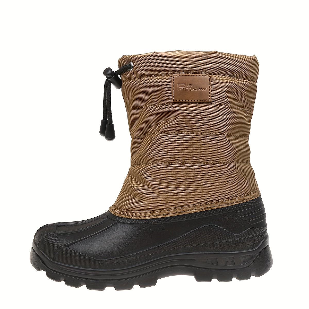 Women’s Mid-Calf Snow Boots Waterproof Slip-On Winter Rain Shoes