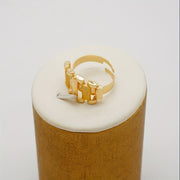 Gold-Plated Jewelry Set for Women Necklace Bracelet Earrings Ring Bohemian Style