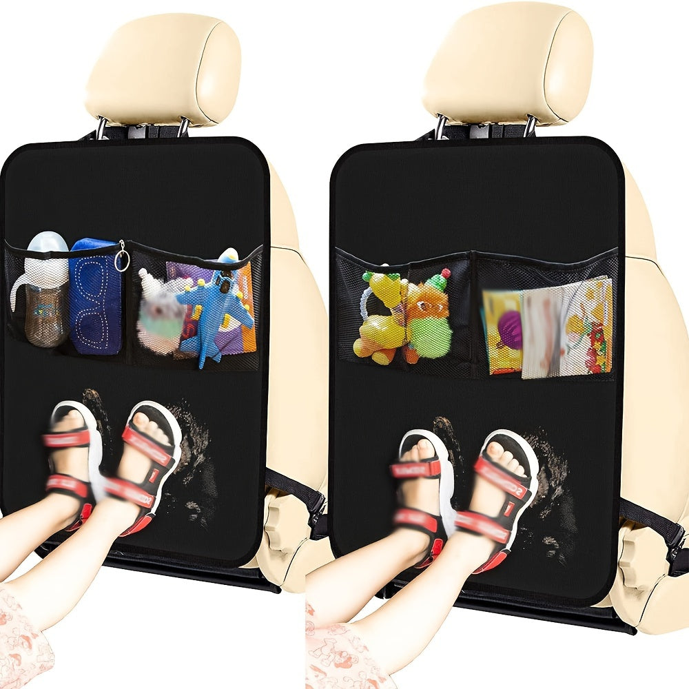 Kids Waterproof Car Seat Protector with Pockets and Easy Installation