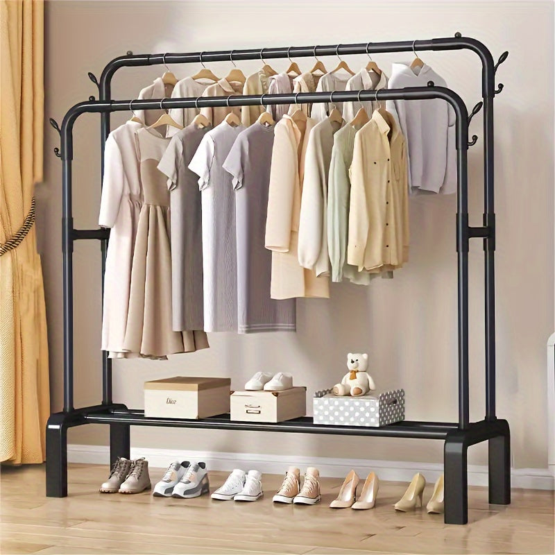 Stainless Steel Multi-Functional Clothes Drying Rack for Bedroom Dorm Space-Saving