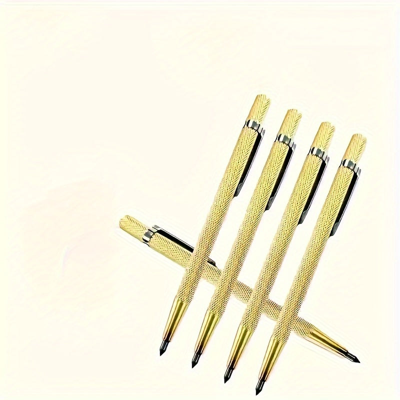 2pcs Tungsten Steel Alloy Marking Pen for Ceramic Tile and Glass Cutting