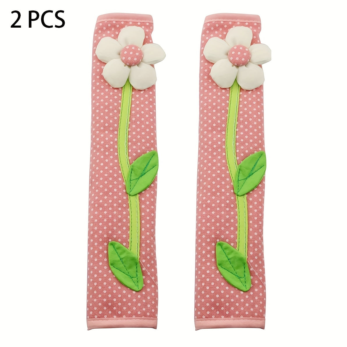2PCS Cloth Handle Cover for Refrigerator Door Dustproof Wrapping 28cm x 15cm