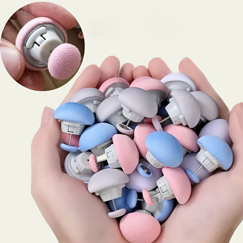 Pink Mushroom Bed Sheet Fasteners Non-Slip Removable PP Material Safety