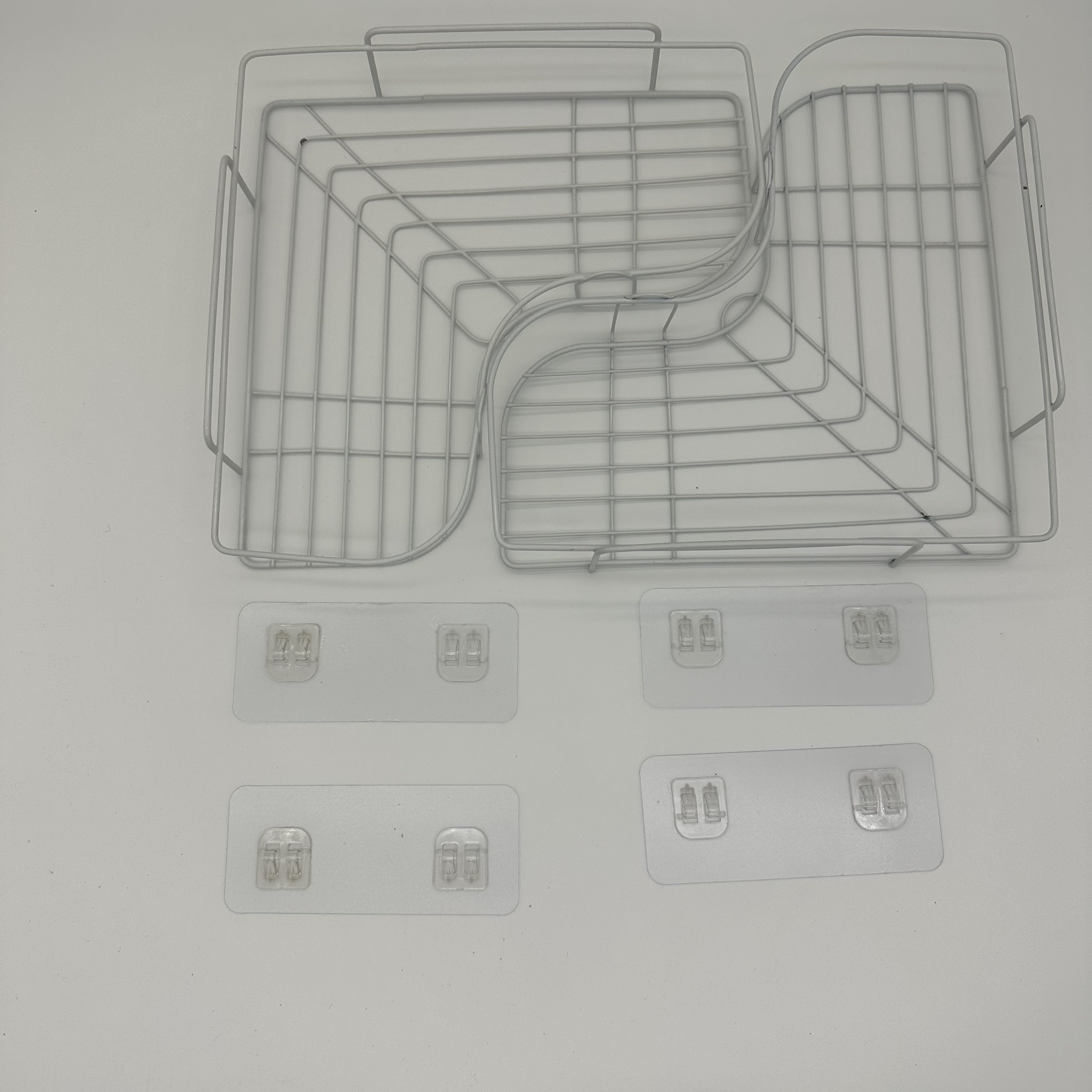 Bathroom Storage Rack No-Drill Wall Mount Organizer for Kitchen and Bathroom