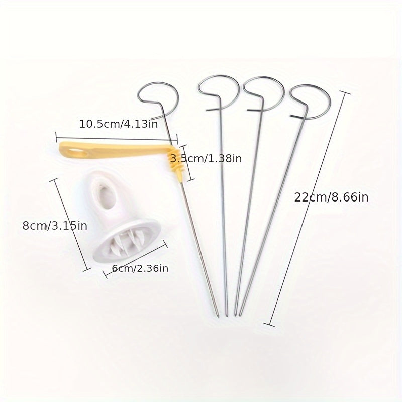 Yuqori darajadagi lager oshxonalari uchun 6 ta qismdan iborat zanglamaydigan po'lat va PP materialidan tayyorlangan aylanuvchi kartoshka bo'laklagichlar to'plami.