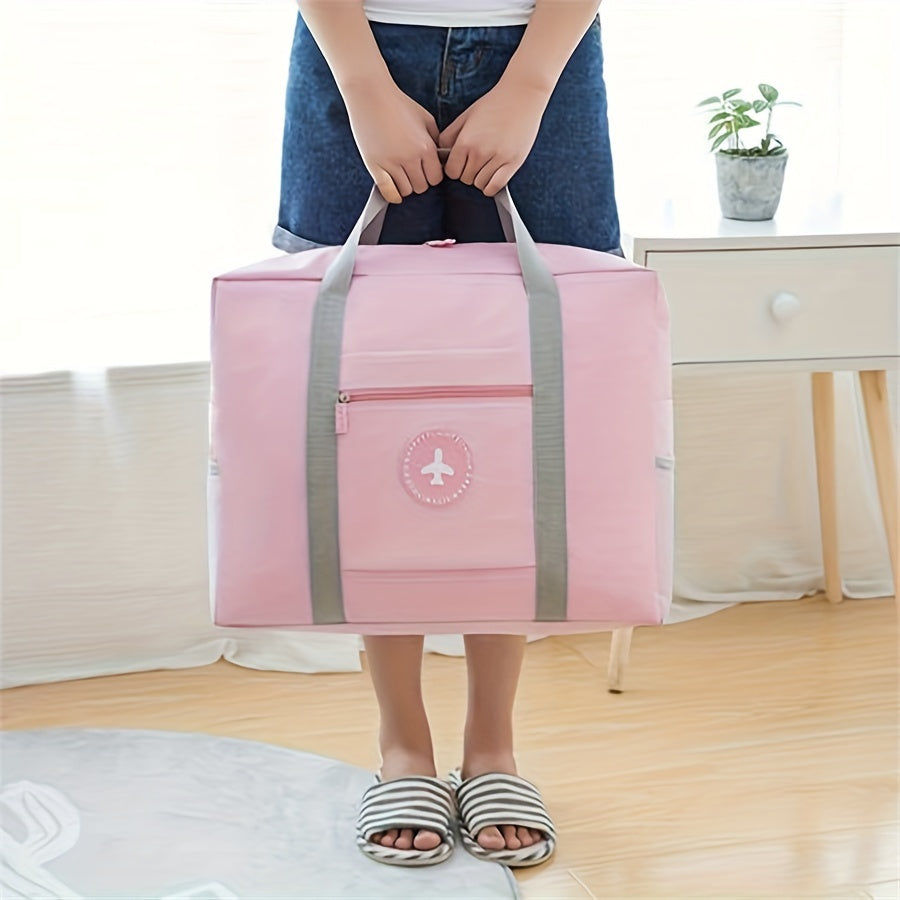 Large Capacity Travel Storage Bag for Clothes Foldable Portable Polyester