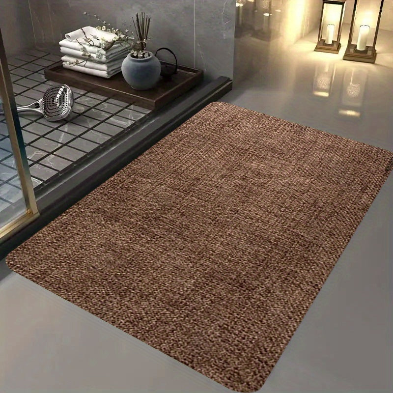 Thick Non-Slip Kitchen Mat with Stylish Design, Easy to Clean, Durable Polyester