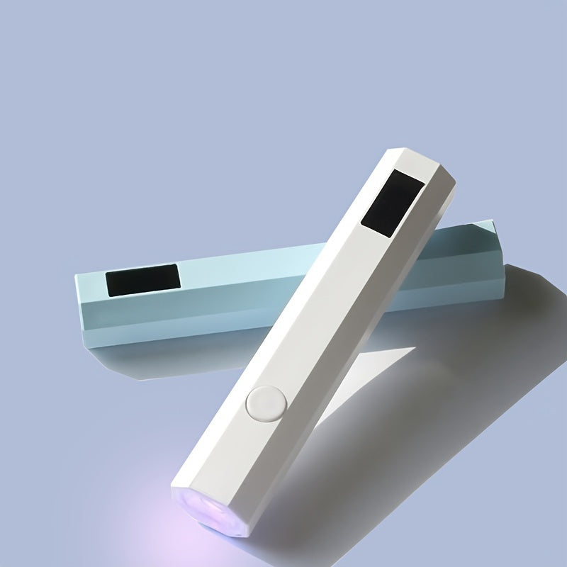 Портативная перезаряжаемая LED-лампа для ногтей с USB-зарядкой, идеально подходит для мини-сушилки для ногтей