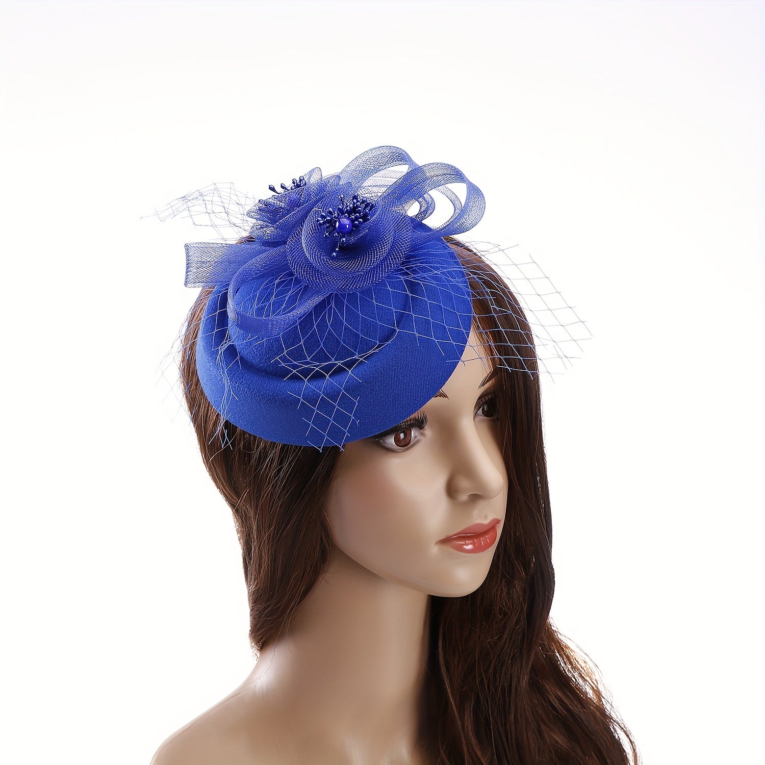 One piece Women's Flower Veil Mesh Balletcore Bow Fascinator, Choyxonalar, Tug'ilgan kunlar, Ot sporti tadbirlari, to'ylar, cherkov xizmatlari yoki boshqa har qanday maxsus tadbirlar uchun mukammal. Oson attachment uchun qulay klip bilan ta'minlangan.