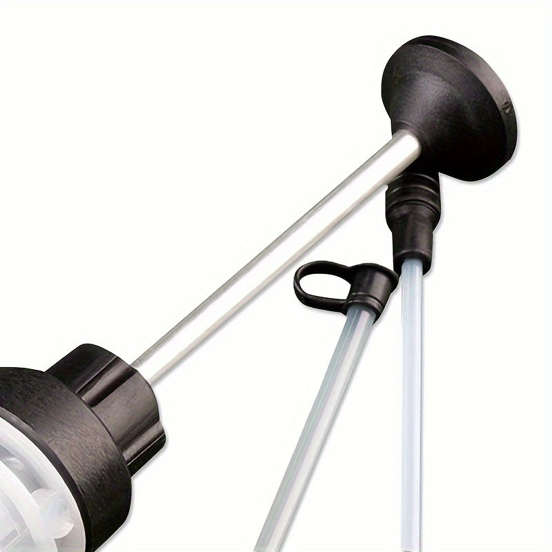 Manual Oil Extractor Pump 500cc Transparent Automotive Syringe for Easy Oil Change