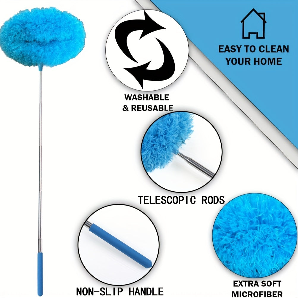 Multi-Purpose Small Fan Brush for Dusting and Cleaning Ceiling Fans Cars Furniture