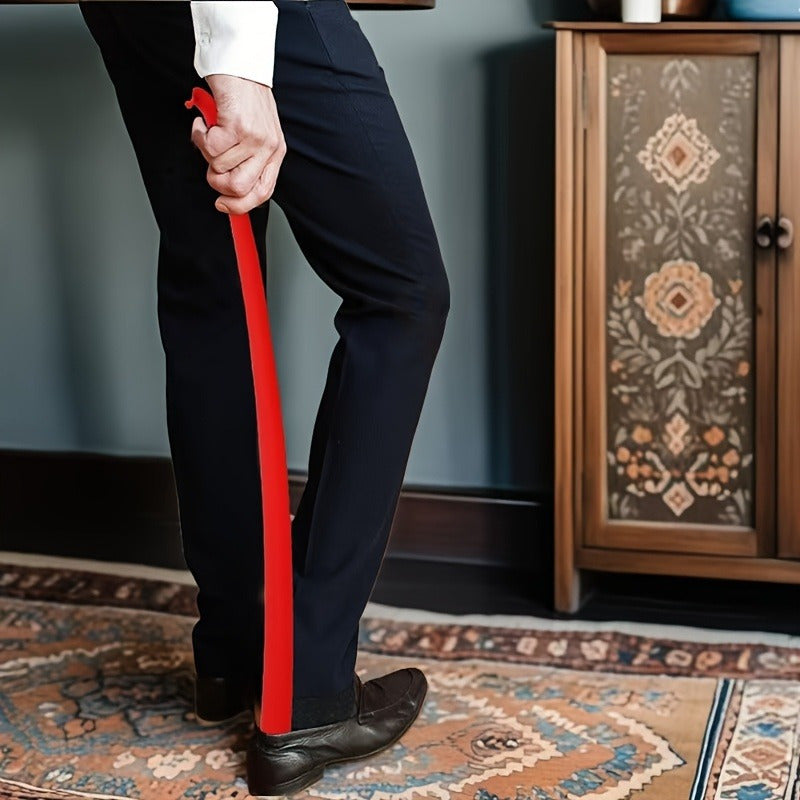 Elderly and Pregnant Women Shoe Helper Plastic Shoe Horn Hanging Storage