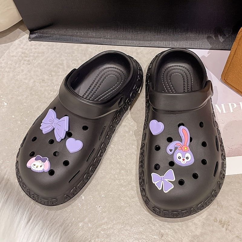 Women's Breathable EVA Clogs for Beach and Garden Lightweight Flat Shoes