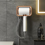 2000W Wall-Mounted Hair Dryer for Hotels No Drilling Installation 5 Modes Cold Hot Air