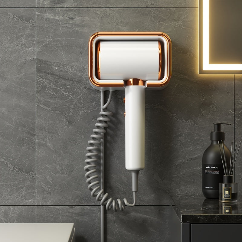 2000W Wall-Mounted Hair Dryer for Hotels No Drilling Installation 5 Modes Cold Hot Air