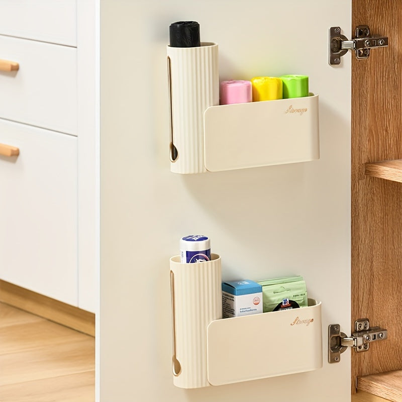 Plastik Xaltalarni Oson Tashkil Qiling - Samarali Oshxona Saqlash uchun Devorga O'rnatiladigan Axlat Xalta Tashkiliy