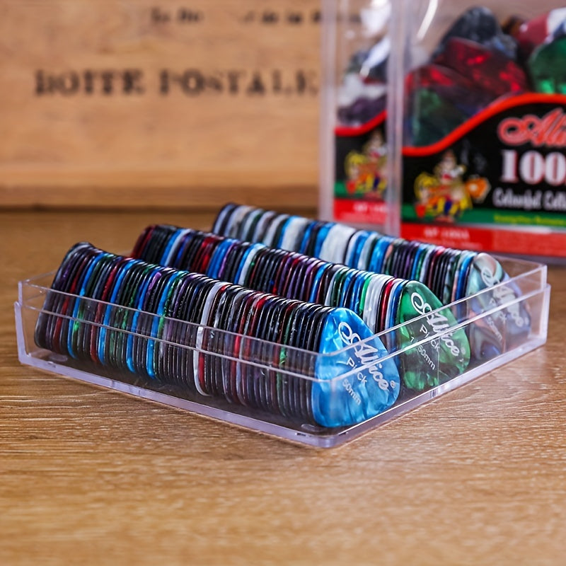 Guitar Picks Celluloid Assorted Thickness for Acoustic and Electric Guitars