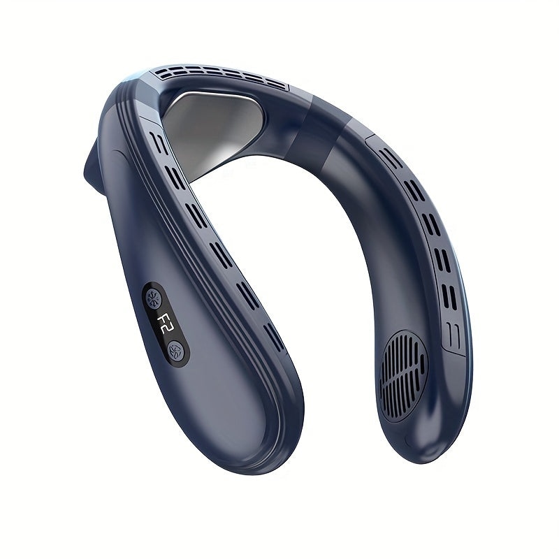 Portable Neck Fan with 360° Full-Body Cooling 5200mAh Rechargeable Battery