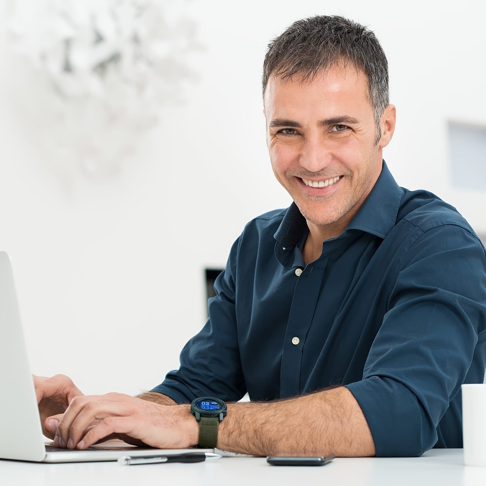 22mm Elastic Nylon Watch Strap for Men and Women Compatible with Garmin Instinct Series