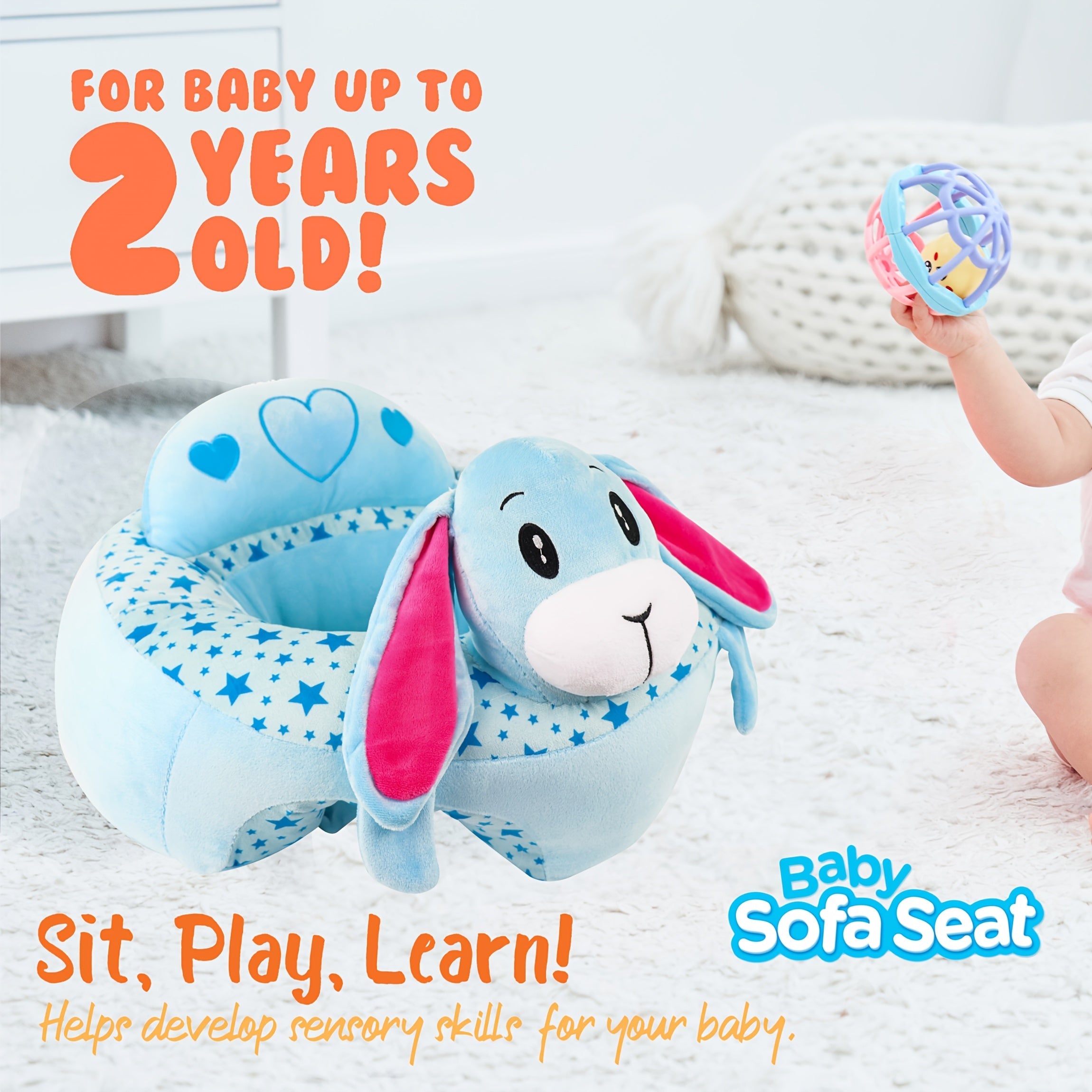 Детский полуватный диванчик, детское сиденье для пола, поддержка для сидения детей, портативная мягкая подушка для детей, чтобы сидеть и учиться.