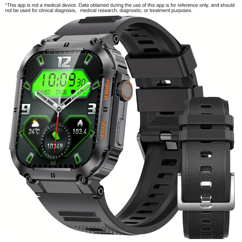 Smart Watch for Women and Men with Wireless Calling 4.98cm HD Display Sports Modes Voice Assistant Compatible with Android iOS