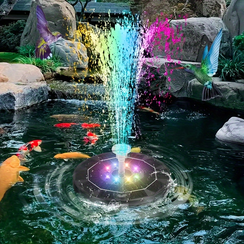 Solar-Powered Floating Bird Bath Fountain Pump for Garden Pond Pool