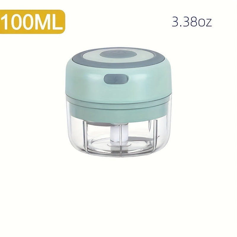 Compact USB Rechargeable Food Blender for Outdoor Use with 500mAh Battery