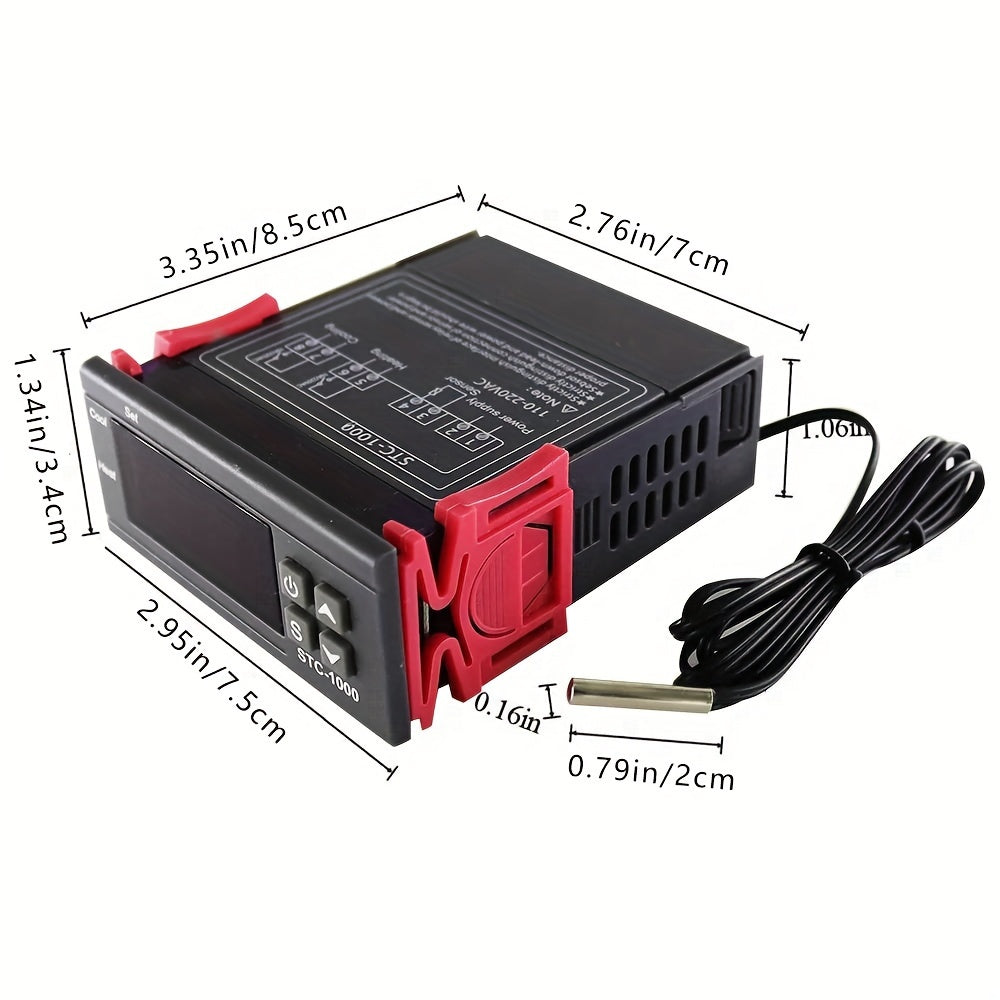 Digital Temperature Controller for Incubators and Refrigeration 110V 220V