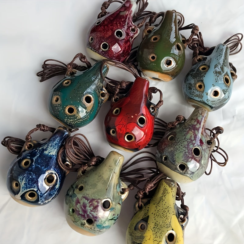 1 керамическая флейта с 6 отверстиями