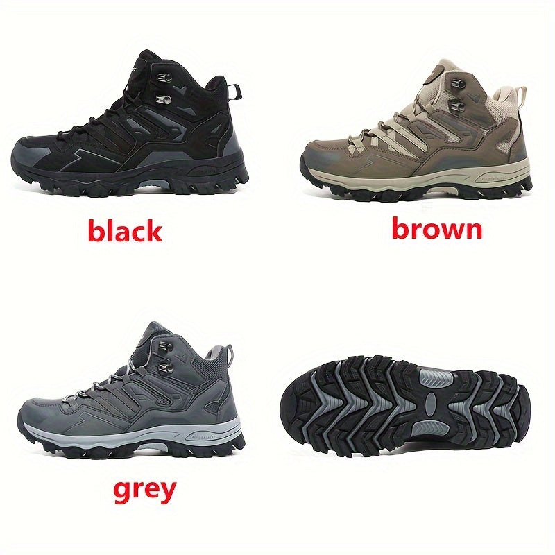 Zapatos de senderismo transpirables para hombre con soporte de arco y suela antideslizante para viajes al aire libre