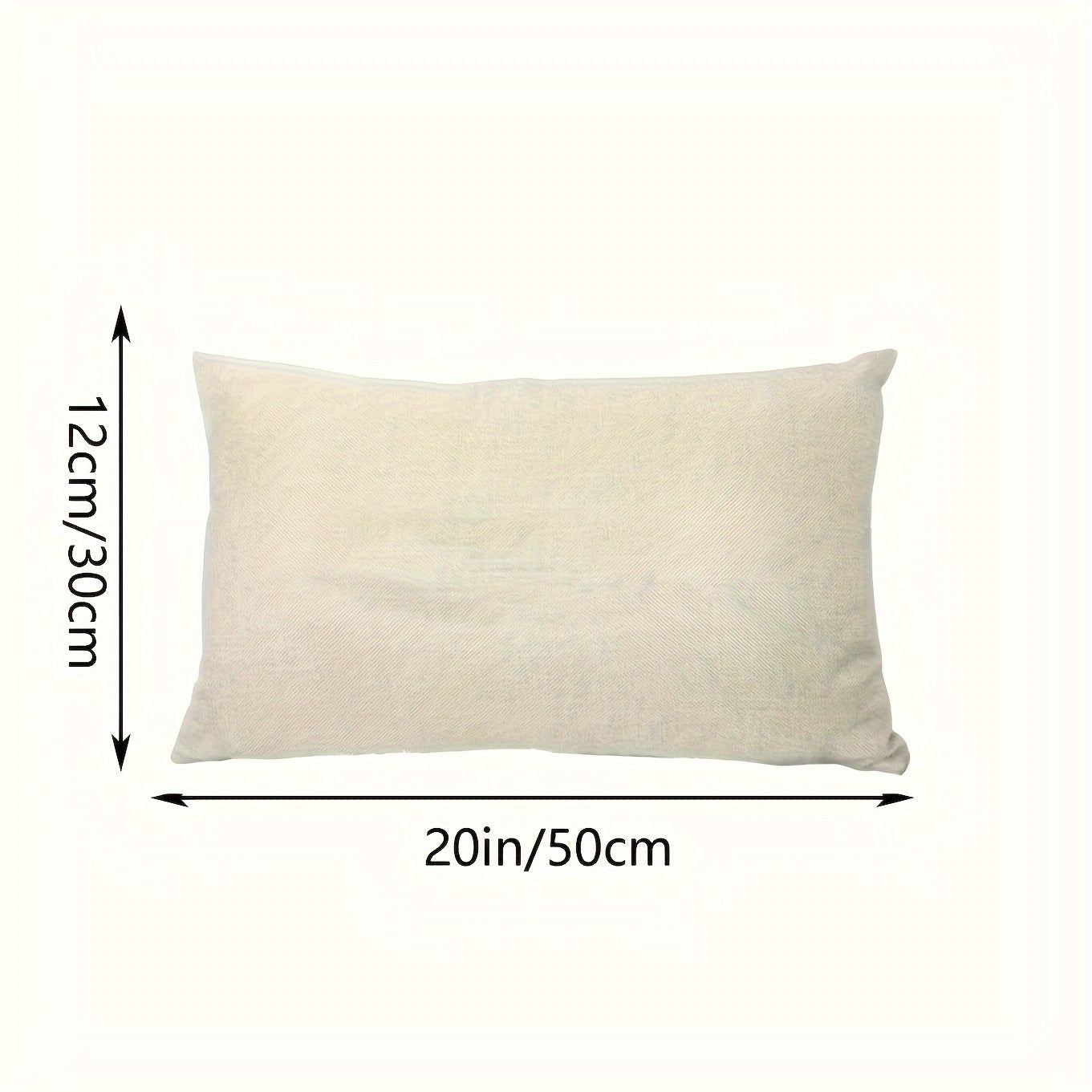 Pink Christmas Pillow Cover 12x20in Modern Woven Polyester Easy to Clean