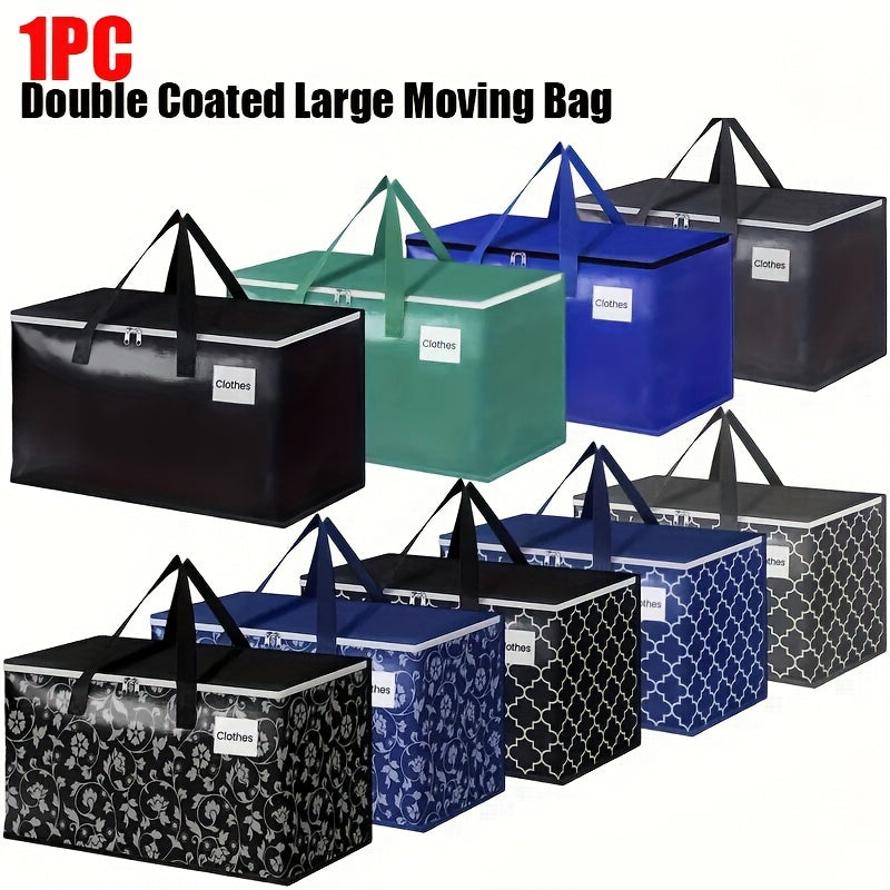 Large Collapsible Moving Bag 20kg Capacity Heavy Duty Storage Bag with Handles