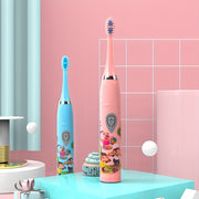 Family Electric Toothbrush Soft Bristles Battery-Operated Oral Care