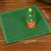 Christmas Snowman Cake Towel Set for Christmas Eve and New Year