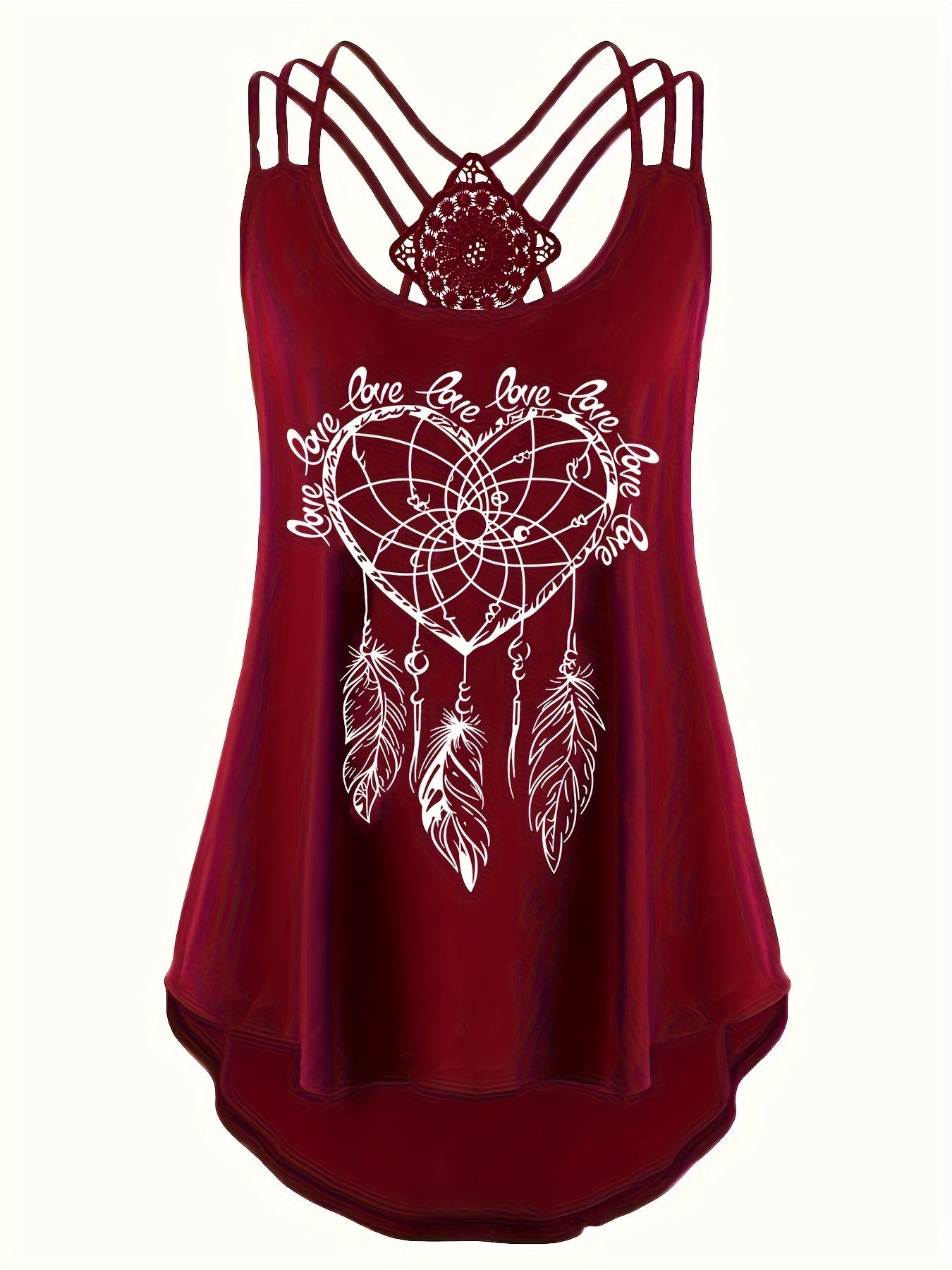 Women's Large Size Lace Suspender Waistcoat Backless Adjustable Straps Casual Chic