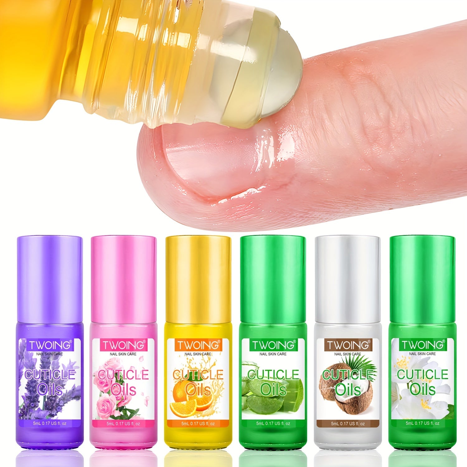 Women's 5ml Rose Cuticle Oil for Nail Care and Repair
