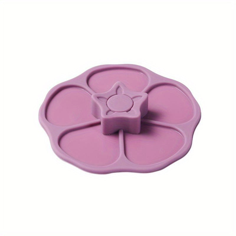 Silicone Flower-Shaped Cup Lid Leak-Proof Dust-Proof Food Safe Cover